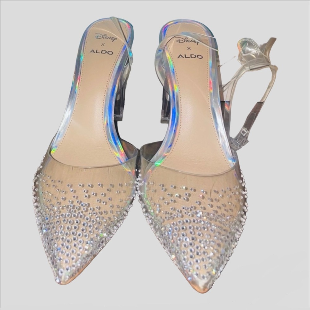 Disney Aldo Clear Glass Slipper Heels ! 🧊 Bride to Be, Wedding, Wedding guest - Picture 6 of 6